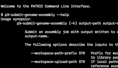 PATRIC Webinar Genome Assembly via CLI